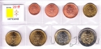 Ватикан набор евро монет 2019 (без буклета)