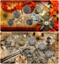 Россия набор монет 2021 800 лет со дня рождения Александра Невского (с белым жетоном)