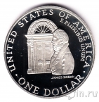 США 1 доллар 1992 200 лет Белому Дому (proof)