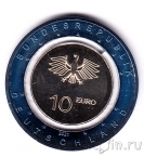 Германия 10 евро 2021 «На воде» (A)