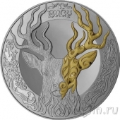 Казахстан 200 тенге 2020 Олень (рrооf)