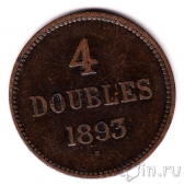 Гернси 4 дубля 1893