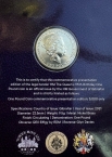 Гибралтар 1 фунт 2021 95 лет Королеве Елизавете II (в буклете)