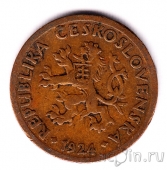 Чехословакия 10 геллеров 1924