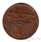 Чехословакия 10 геллеров 1936