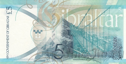 Гибралтар 5 фунтов 2020