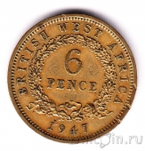 Британская Западная Африка 6 пенсов 1947