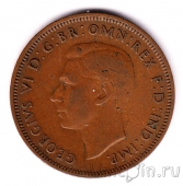 Великобритания 1/2 пенни 1947