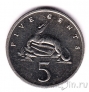 Ямайка 5 центов 1993