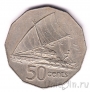 Фиджи 50 центов 1975