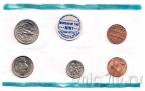 США набор 5 монет 1968 (P+S)