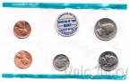 США набор 5 монет 1968 (P+S)