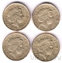 Великобритания набор 4 монеты 1 фунт 2010-2011 Города