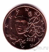 Франция 5 евроцентов 2021