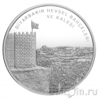 Турция 20 лир 2021 Сады и замок Диярбакыр Хевсель
