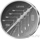 Литва 20 евро 2021 Олимпиада в Токио