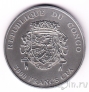 Республика Конго 2000 франков 2013 Бегемоты