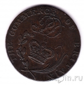 Великобритания токен 1/2 пенни 1795