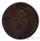 Великобритания токен 1/2 пенни 1795