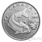 Канада 50 центов 2019 Рыба