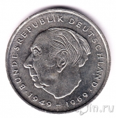 ФРГ 2 марки 1973 Теодор Хойс (J)
