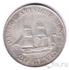 Датская Вест-Индия 20 центов 1878