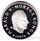 Норвегия 100 крон 1993 Горнолыжный спорт