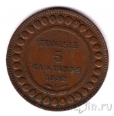 Тунис 5 сантимов 1892