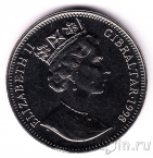 Гибралтар 1 крона 1998 Год океана