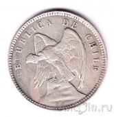 Чили 40 сентаво 1908