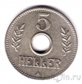 Немецкая Восточная Африка 5 геллеров 1913 (A)