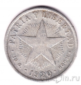 Куба 40 сентаво 1920