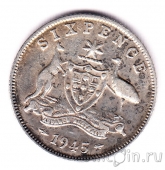 Австралия 6 пенсов 1945