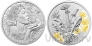 Австрия 10 евро 2022 Одуванчик (серебро, proof)