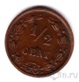 Нидерланды 1/2 цента 1894