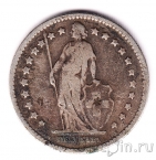 Швейцария 1 франк 1904