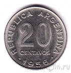 Аргентина 20 сентаво 1956