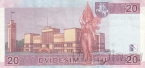 Литва 20 лит 2001