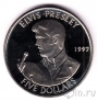 Маршалловы Острова 5 долларов 1997 Элвис Пресли