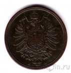 Германская Империя 2 пфеннига 1875 (A)