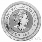 Австралия 1 доллар 2022 Лебеди