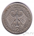 ФРГ 2 марки 1975 Конрад Аденауэр (G)