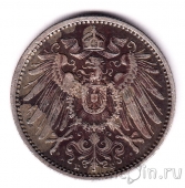 Германская Империя 1 марка 1905 (E)