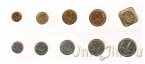 Годовой набор монет СССР 1989 года ММД в запайке