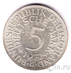 ФРГ 5 марок 1972 (G)
