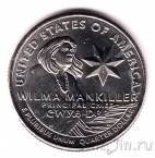 США 25 центов 2022 Вилма Мэнкиллер (P)