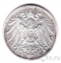 Германская Империя 1 марка 1907 (A)
