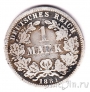 Германская Империя 1 марка 1881 (D)