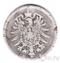 Германская Империя 1 марка 1881 (D)
