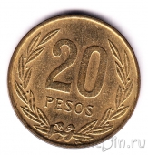 Колумбия 20 песо 1989